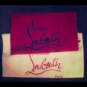 Christian Louboutin dust bag bundle